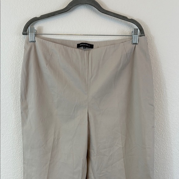 Lafayette 148 Tan Chinos Classic Straight-Leg Pants Size 10 - Picture 2 of 10